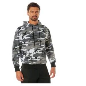 ROTHCO Men's Camouflage Hoodie CITY CAMO EUC M